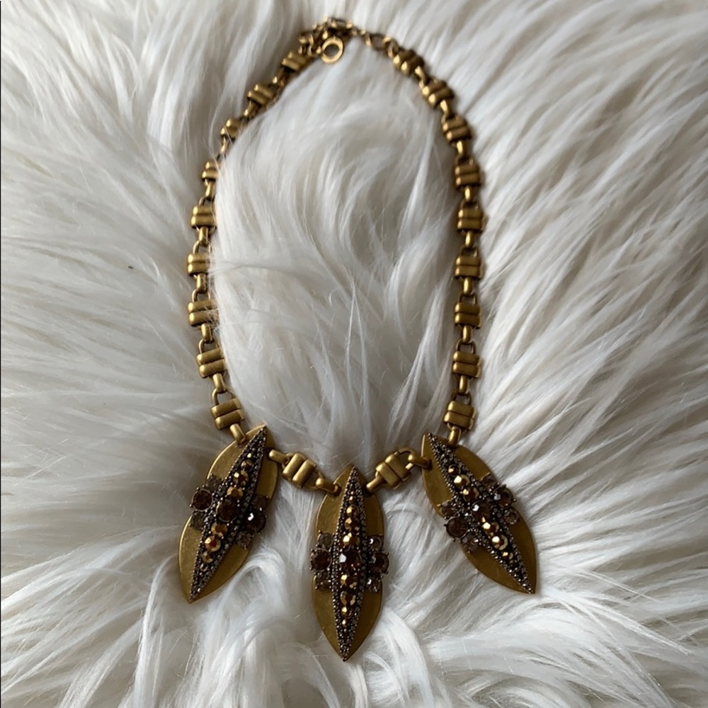 J.Crew Bronze Statement Necklace